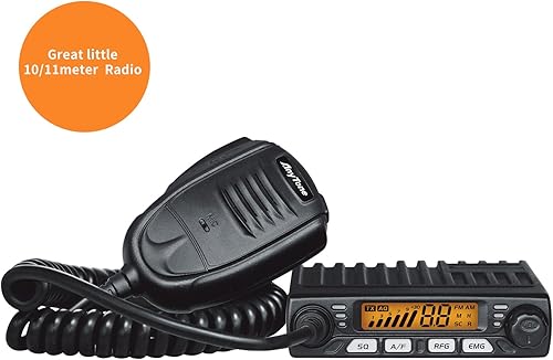 Miniatura 2 de AnyTone - Radio inteligente de 32.8 ft para camión, tamaño pequeño, potencia AM PEP de más de 16 W