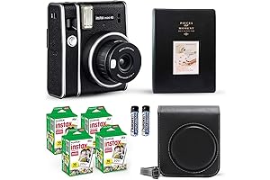 Instax Mini 40 Instant Camera Vintage Black + Value Pack