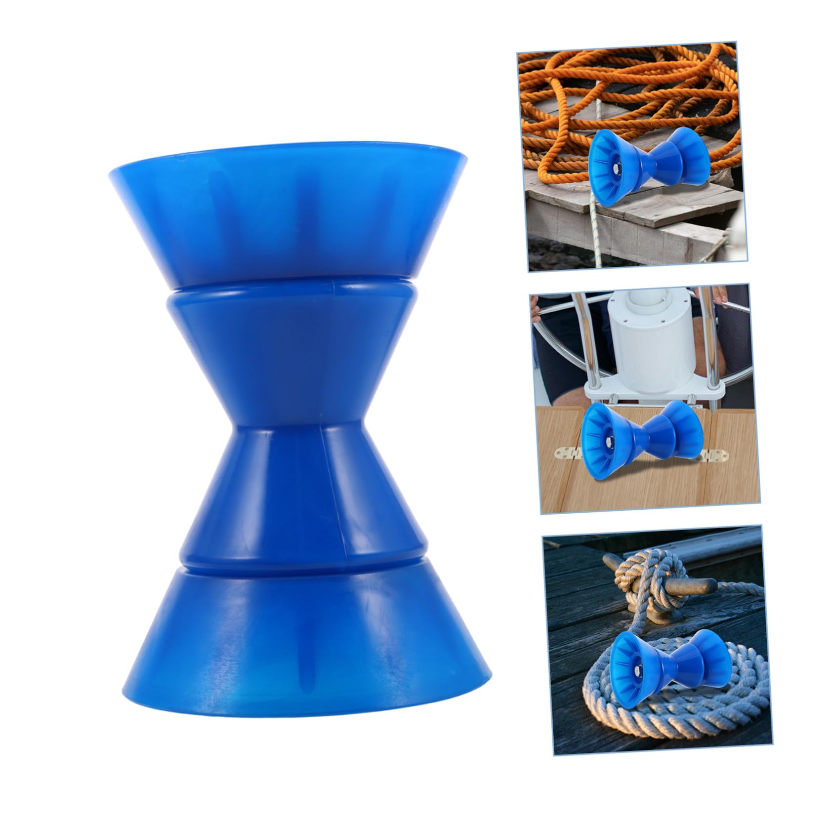 SHINEOFI Kit Rulli Superiori per Rimorchio Barca Blu Pu Plastico Lega | Kayak e Boat Trailer, Trasporto Carico e Alaggio, Installazione Rapida, Lunga Durata