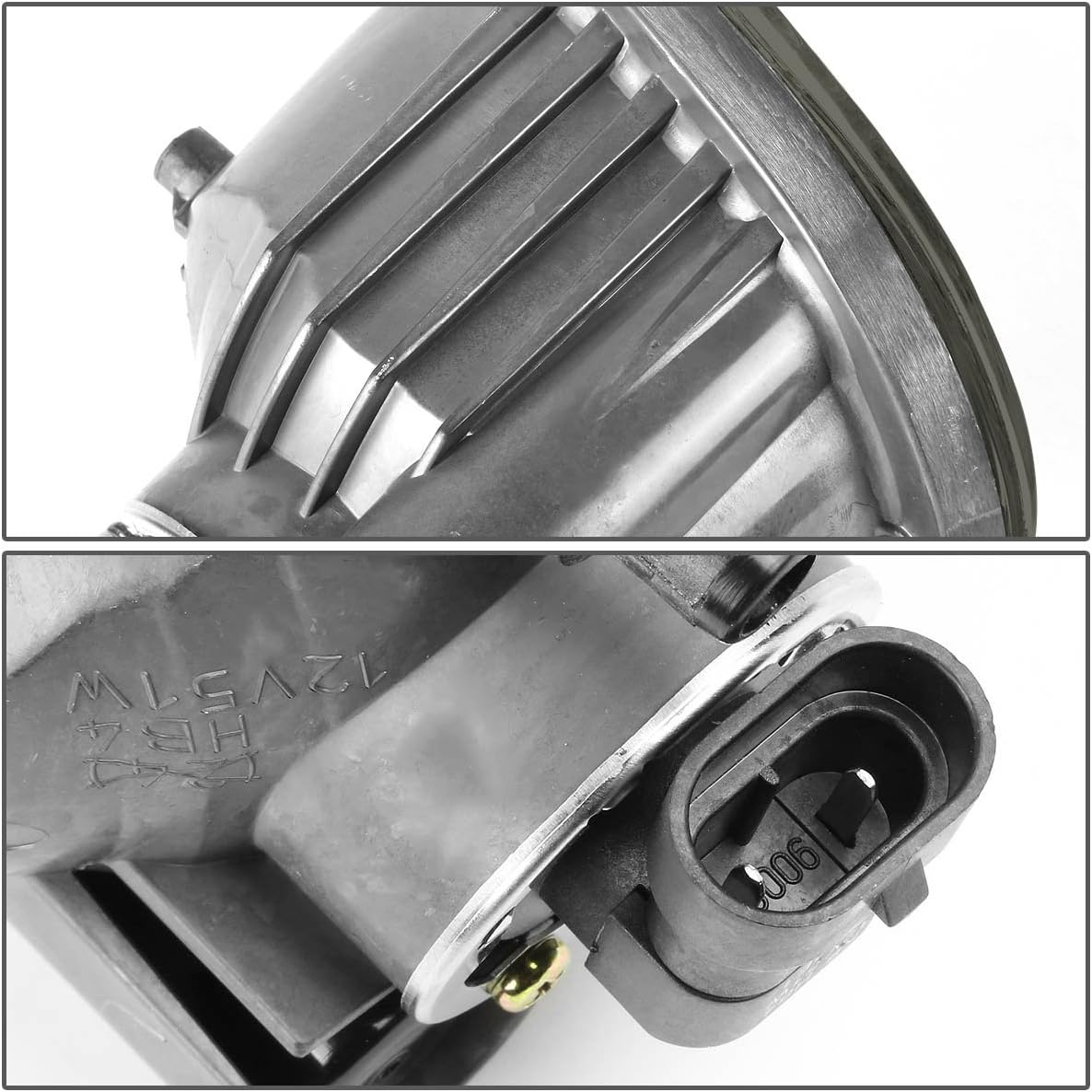 Auto Dynasty Compatible with Scion tC/Matrix/Pontiac Vibe Pair of Bumper Driving Fog Lights (Smoked Lens)