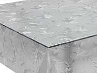 Home Direct Barna PVC Asztalterítő 140x200 cm - Téglalap Alakú Lemosható Védőterítő Konyhába, Étkezőbe, Kertbe - Vízálló Műanyag Abrosz 3