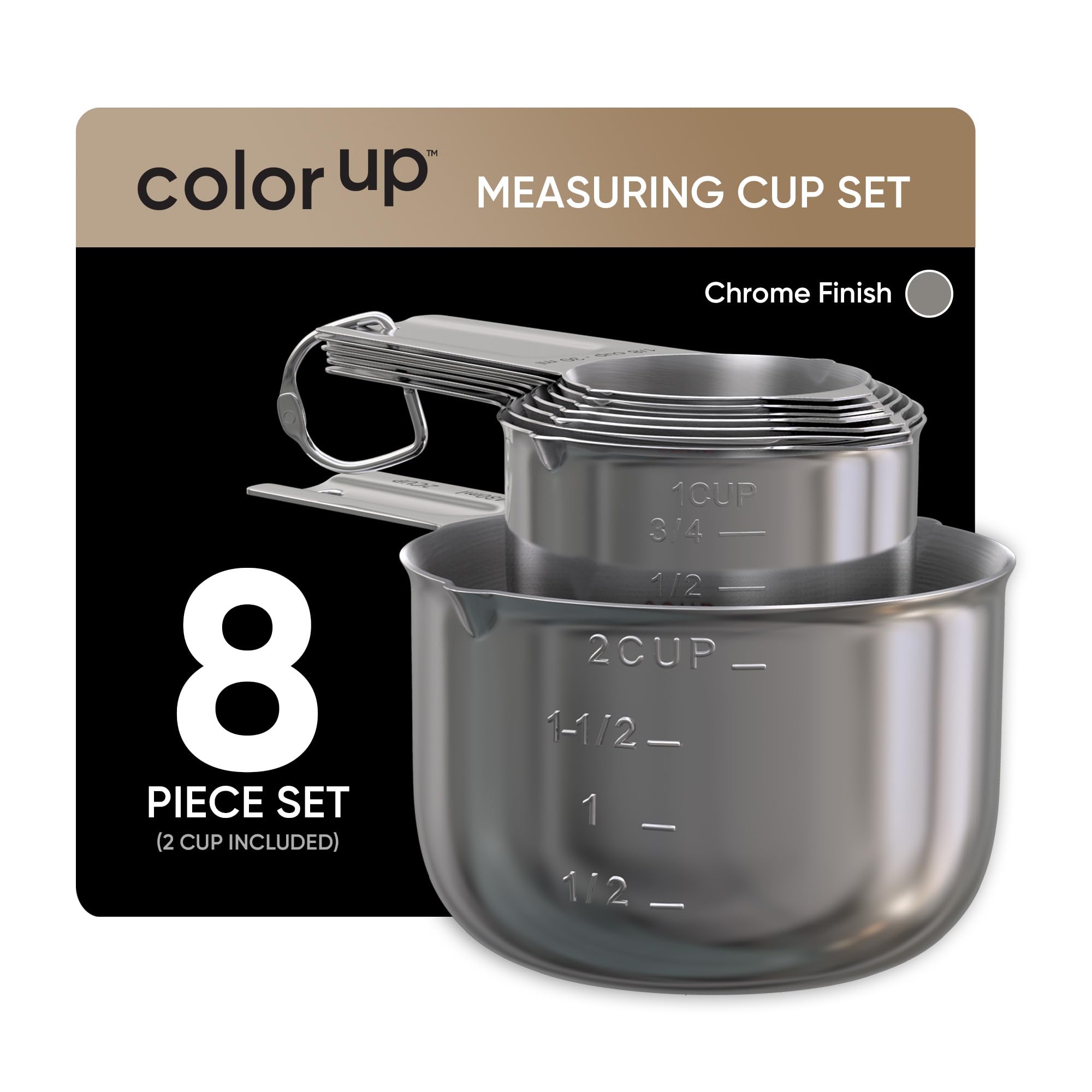 Color Up Measuring Cup Set 8 Piece