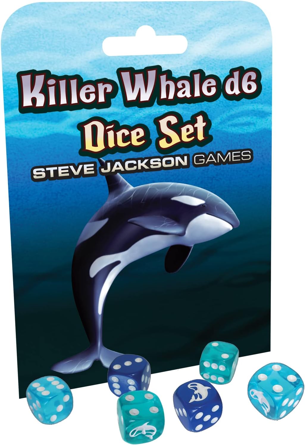 Steve Jackson Games Killer Whale d6 Dice Set