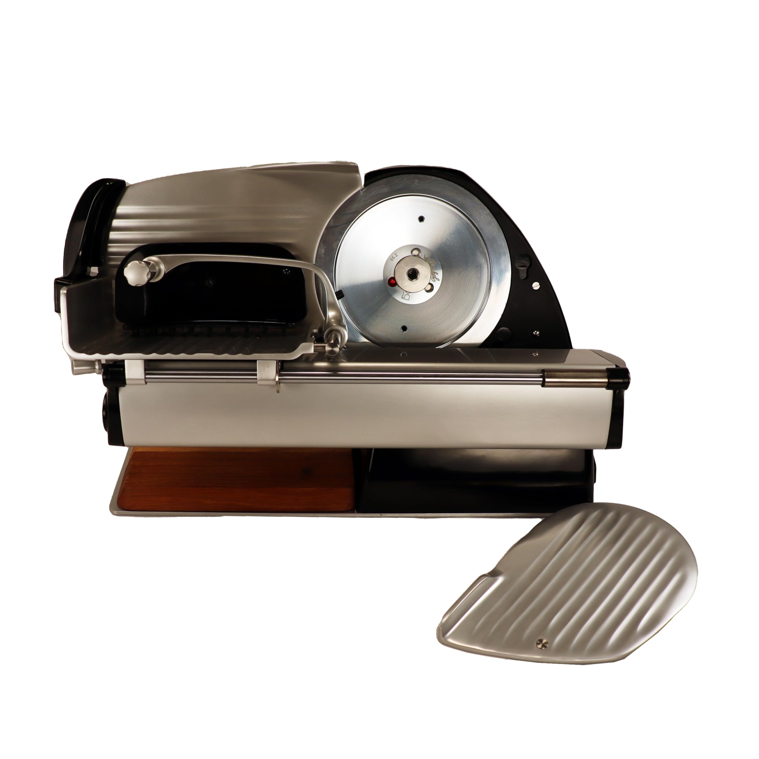 Berkel Home Line 200 Plus nero – Affettatrice professionale con kit di montaggio, coltello dentato per pane e tagliere fatto a mano, preciso, silenzioso, sicuro, compatto