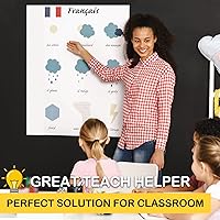 Vista 6 de Sticky Easel Pad, 25 in x 30 in, Large Sticky Notes for Wall, Super Sticky Easel Paper, Self Stick Flip Chart Paper for Teachers and Office, White