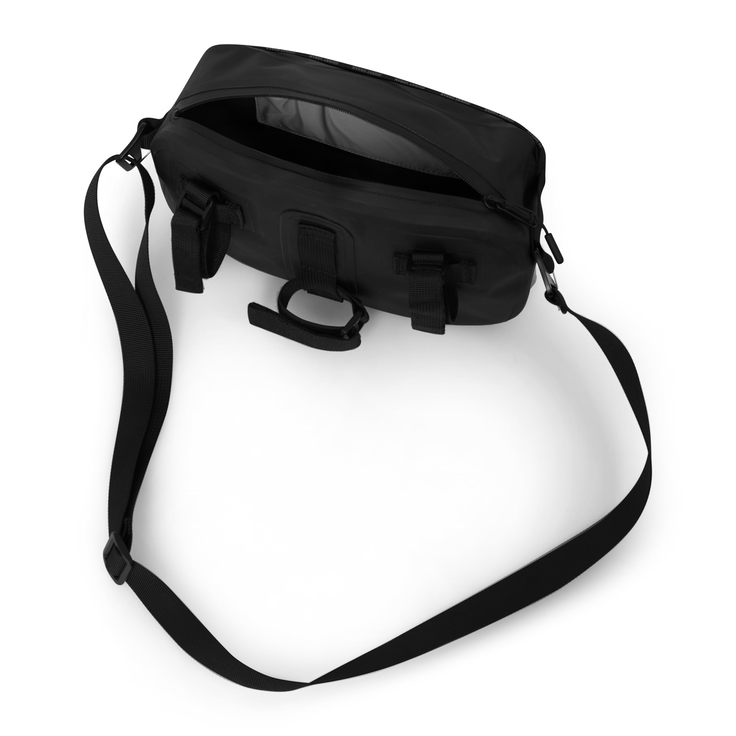 Johnny Urban Borsa Manubrio Bici Impermeabile Nero - Arlo - 2 in 1 Borsa Bici e Tracolla - Borsa Bikepacking per Manubrio Anteriore - Borsa per Bicicletta - Resistente all'Acqua