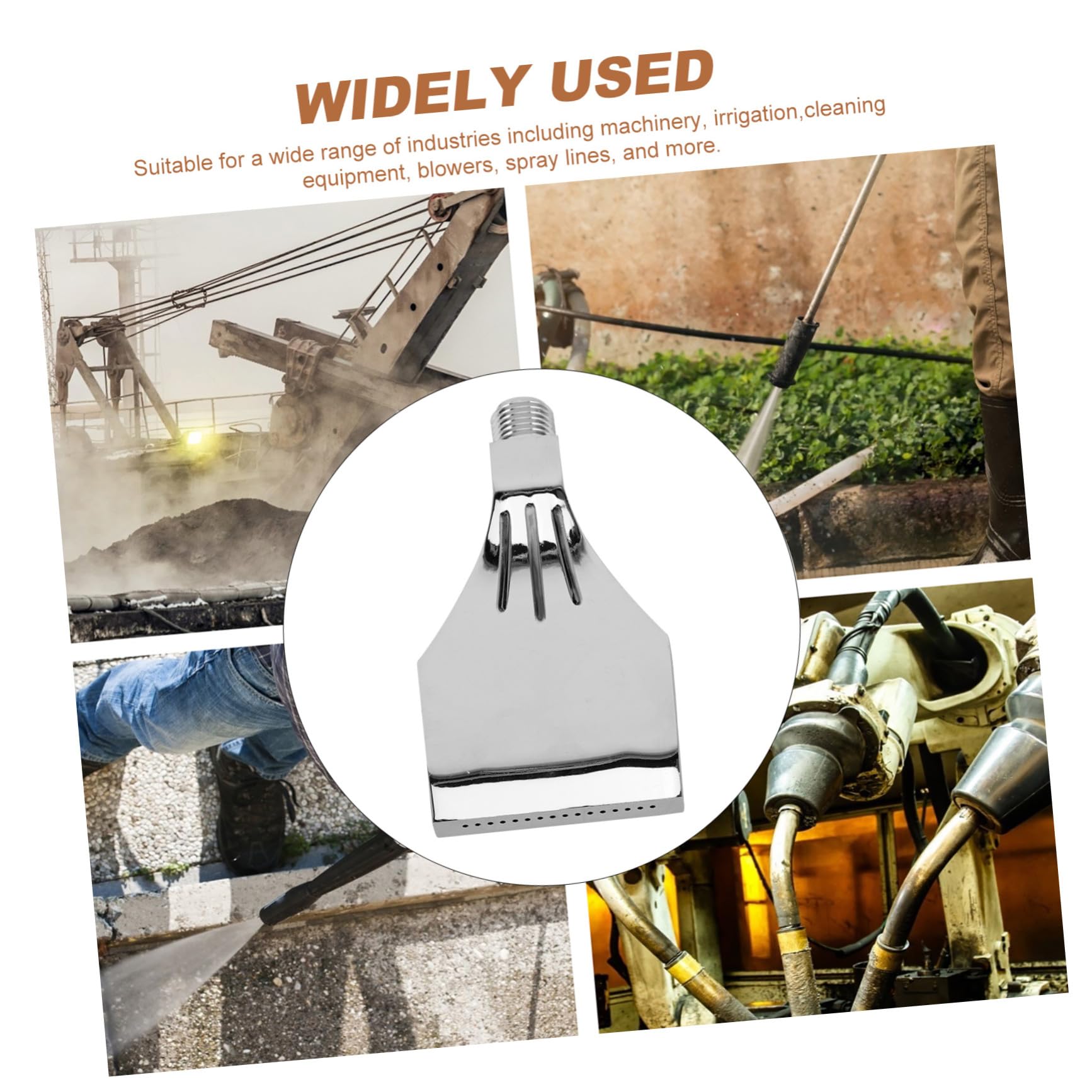 ULTECHNOVO 5 Pezzi Ugello Piatto per Compressori Aria Ugello per Soffiatore Design Ergonomico Facile Installazione Ottimizza Prestazioni e Aria per Asciugatura e Raffreddamento