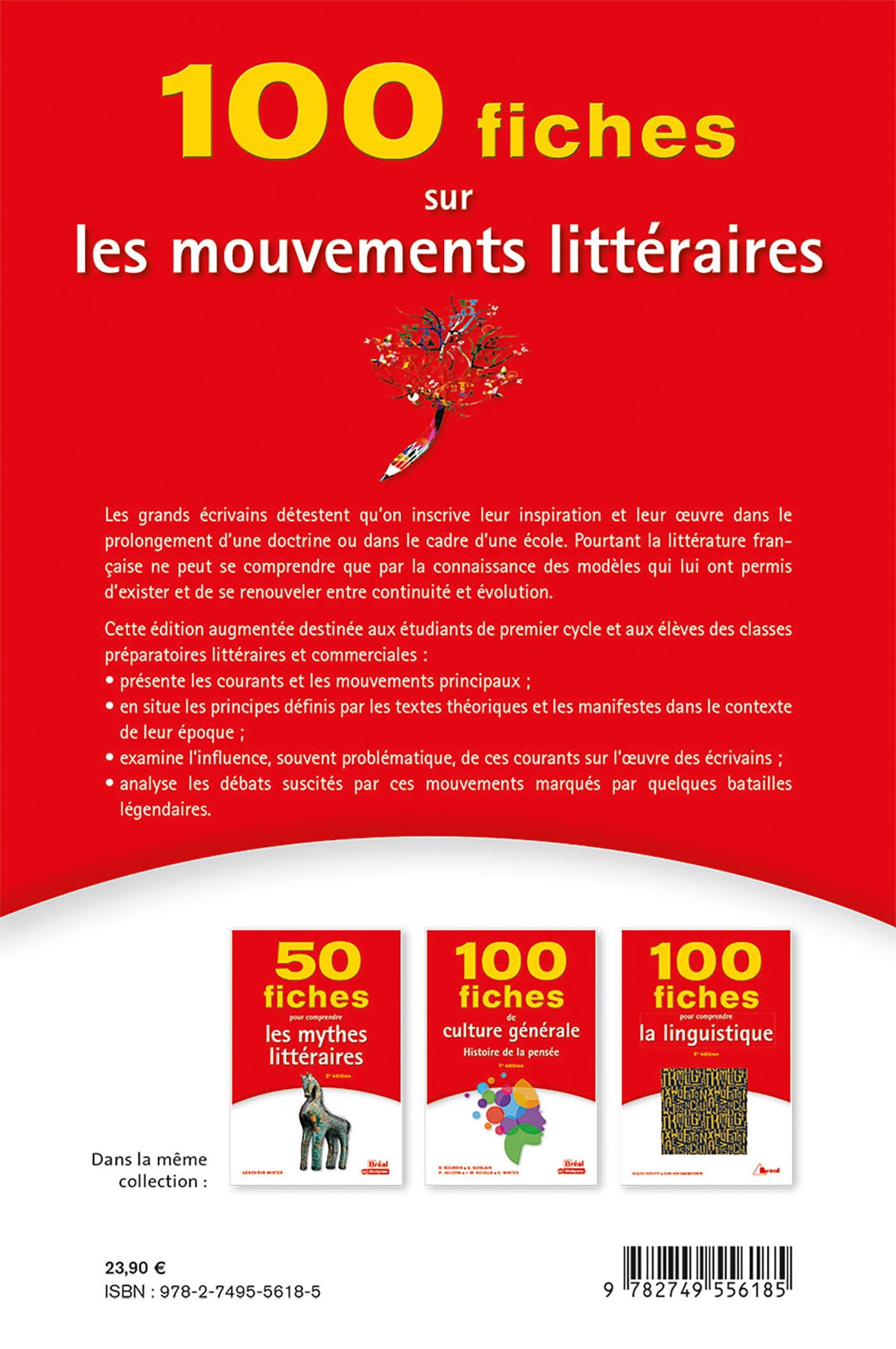 100 fiches sur les mouvements littéraires