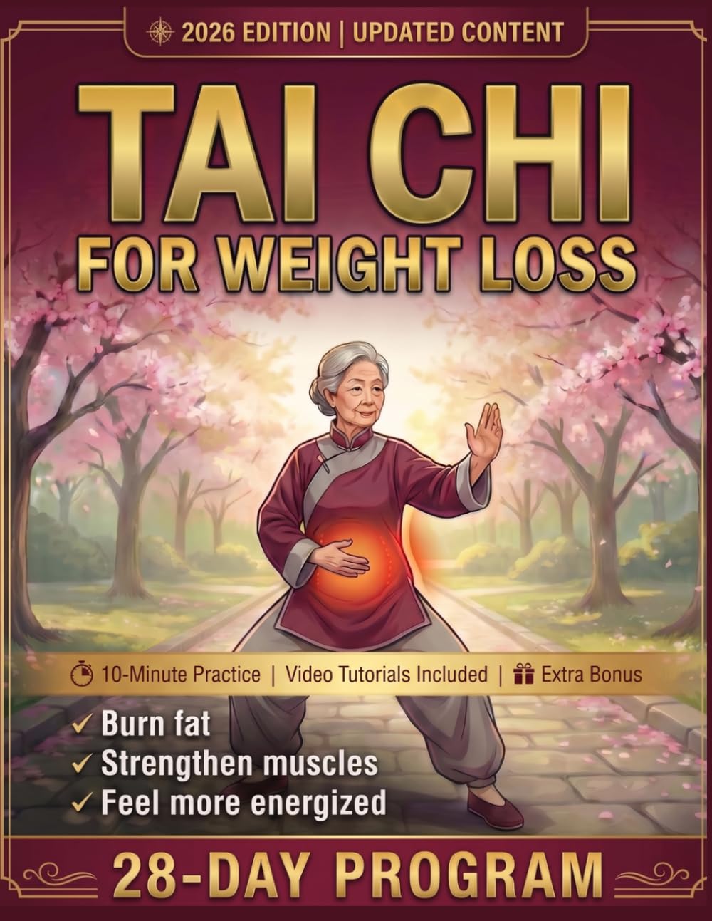 Tai Chi for Weight Loss: 28-Day Program to Reshape Your Body, Build Strength and Feel Energized | Easy 10-Minute Daily Routine & Low-Impact Exercise ... Tutorials (Tai Chi, Made Easy and Gentle.)