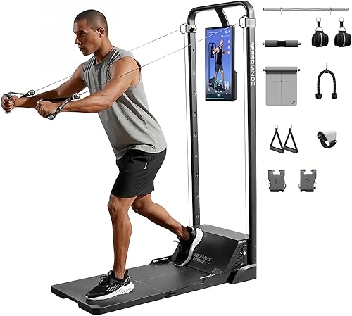 Speediance Gym Monster Smart Home Gym, máquina de entrenamiento de fuerza multifuncional, estación de entrenamiento de jaula de potencia Smith