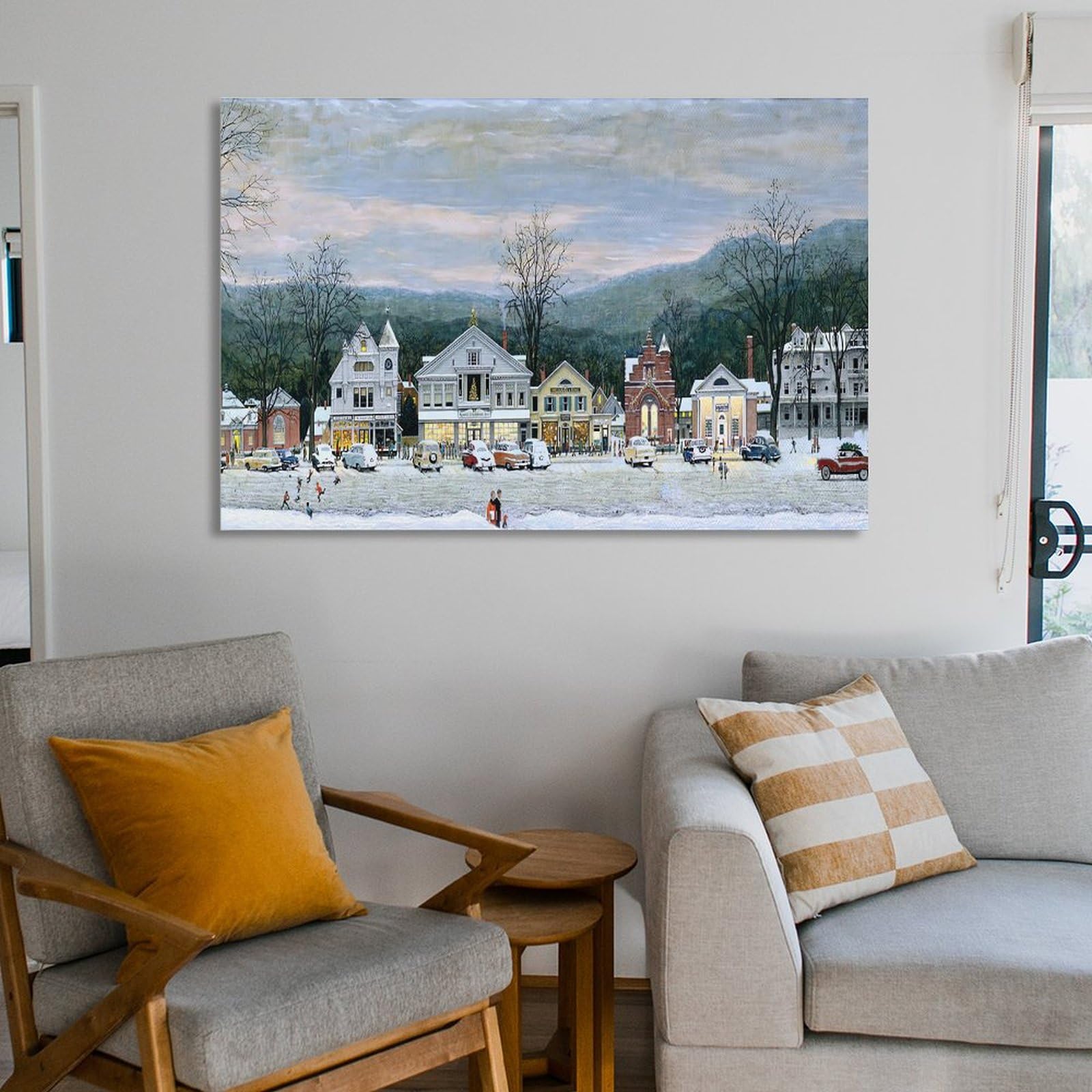 Amazon.com: Norman Rockwell Prints，Stockbridge Main Street at