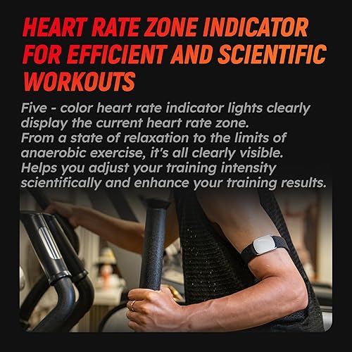 Miniatura 4 de Monitor de frecuencia cardíaca Bluetooth, cómodo, fácil de llevar, detección de desgaste automático, sensor avanzado, datos precisos, 140 horas de