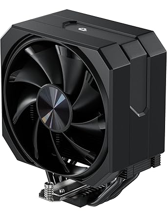 CPU Air Cooler with 4X6mm Heat Pipes,120mm Fan CPU Cooler 1650rmp,CPU Cooler AMD AM5/AM4/AM3 Series,CPU Air Cooler 6.1 Height Compatible with Intel LGA 1700/1851/1155/1156/2011/2066Black