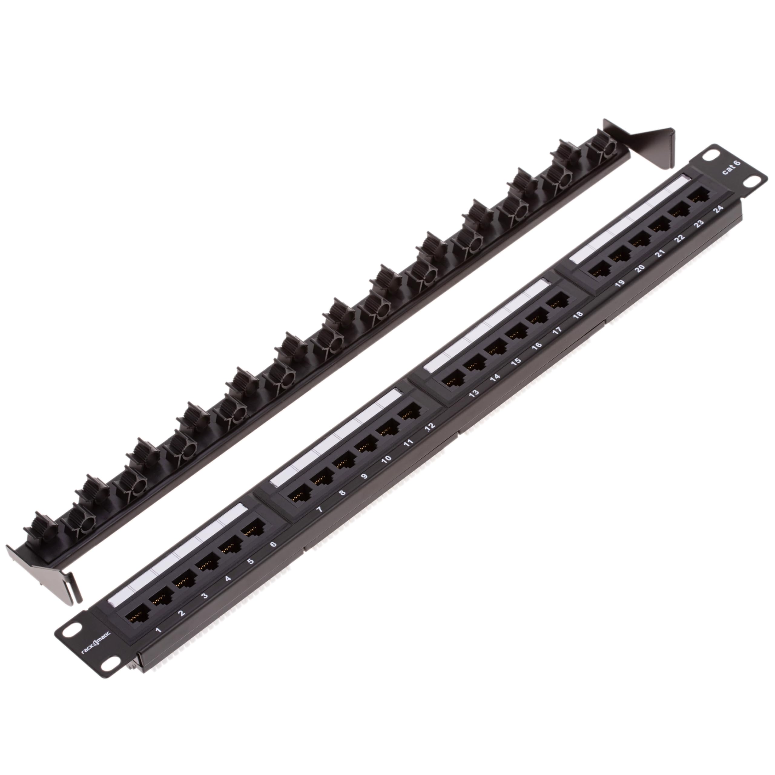 RackMatic - Patch panel 24 x RJ45 UTP cat.6 1Gb Ethernet