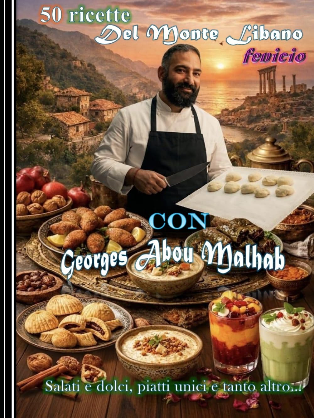 50 Ricette del Monte Libano fenicio: Con Georges Abou Malhab, salati e dolci, piatti unici e tanto altro (La cucina dell'Eremo)