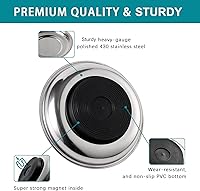 Vista 3 de 3 bandejas magnéticas para herramientas con 5 libras, juego de herramientas magnéticas telescópicas, 3 pulgadas, 4 pulgadas, 6 pulgadas, bandeja