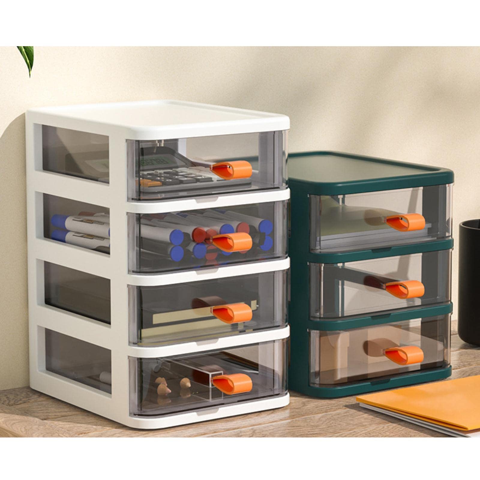 Organizer na kosmetyki z szufladą na biżuterię Travel Organizer na kosmetyki Desktop Beauty Makeup Storage Holder 01