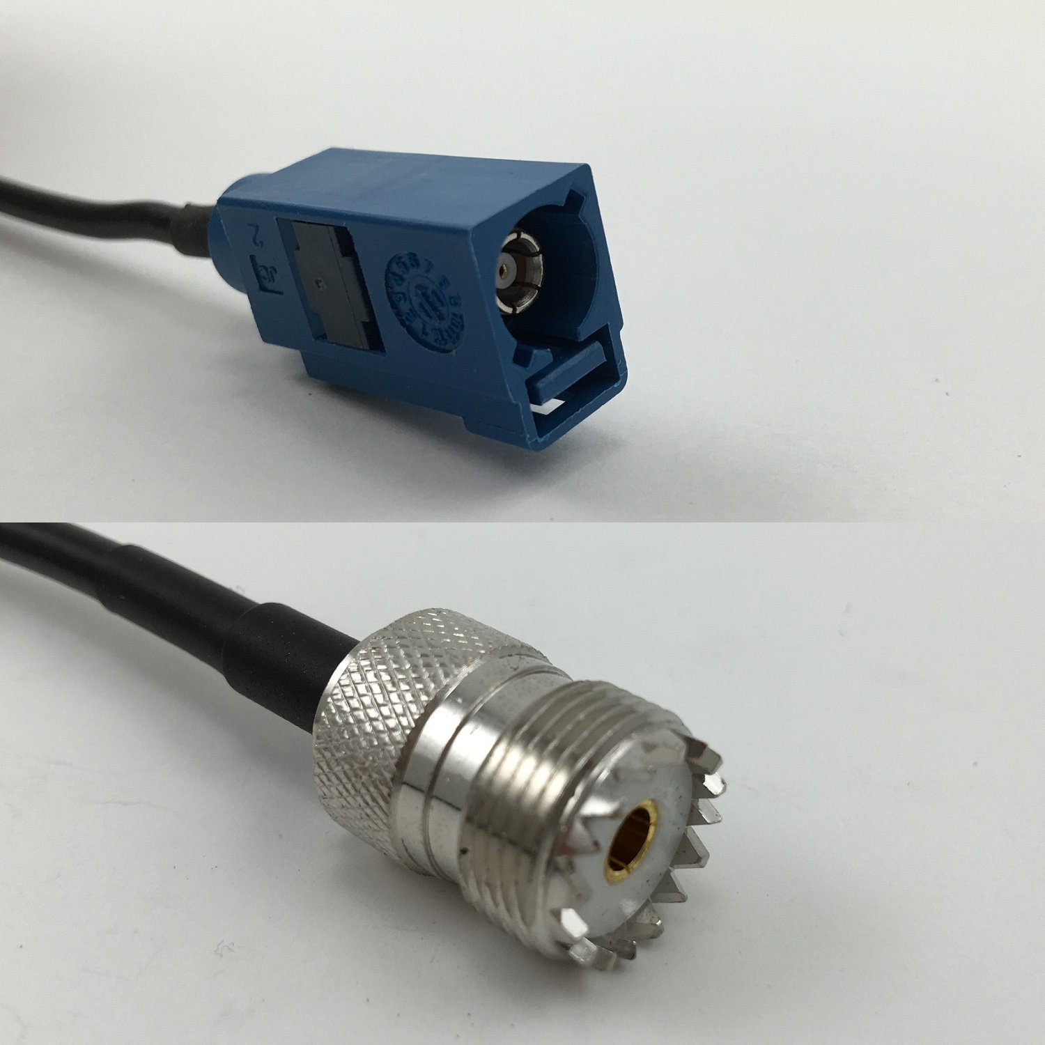 3 feet RG178 Fakra Blue GPS to SO239 UHF Female Pigtail Jumper RF coaxial cable 50 ohm Quick USA Shipping
