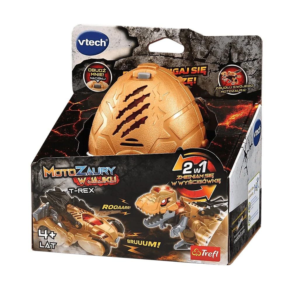 Motosaure T-Rex dans l'œuf VTech dinosaure interactif 2en1 pour éviter l'ennui