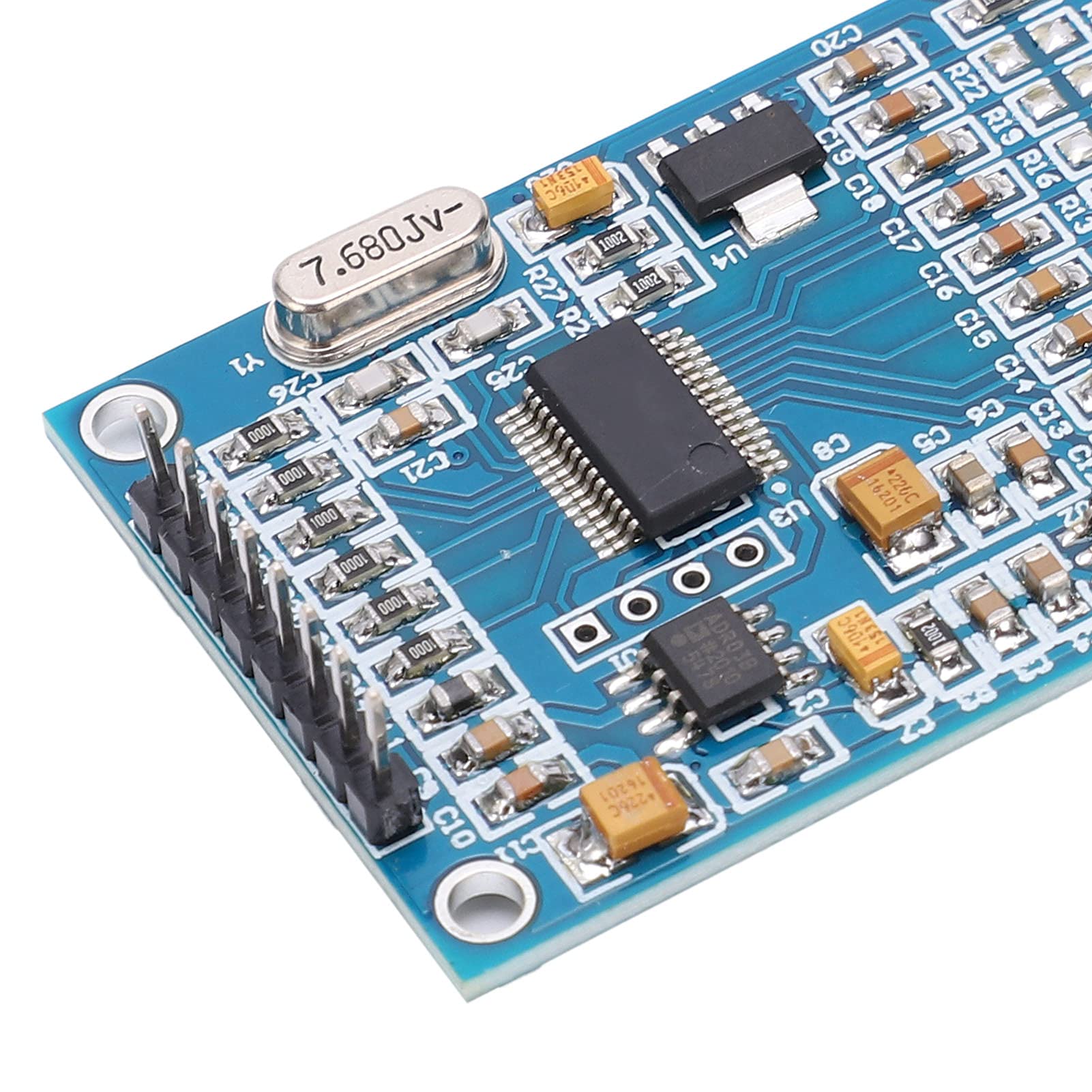 Modulo Convertitore ADC Analogico-digitale a 24 Bit a 8Canali, Scheda di Sviluppo Convertitore ADC ad Alta Precisione ADS1256 30ksps Velocità di Uscita Dati