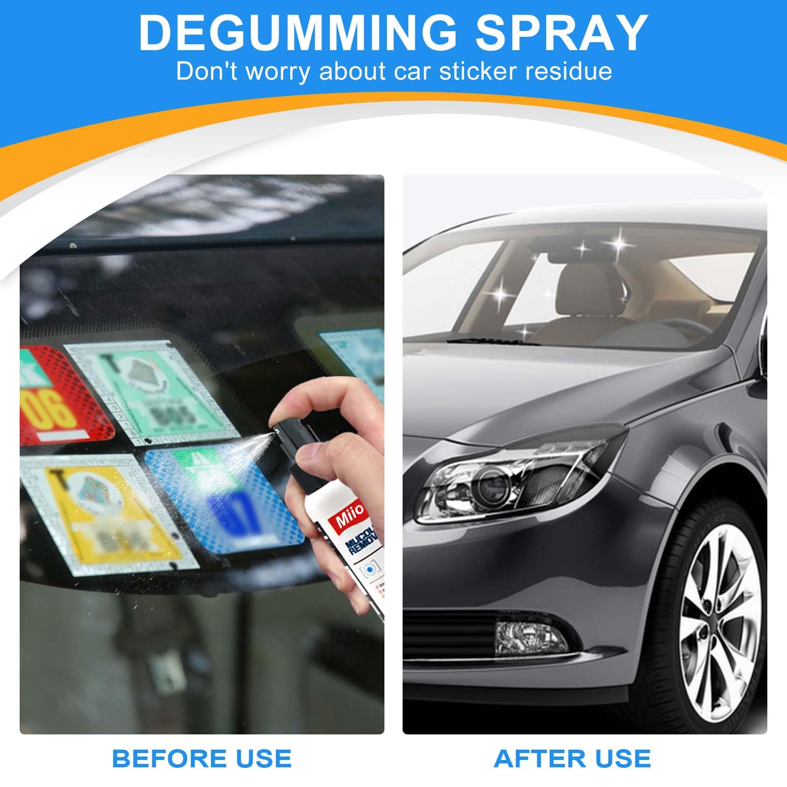Dissolvant Colle Spray Décapant Adhésif 50ML avec Grattoir Polyvalent