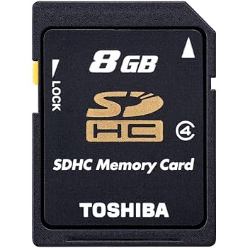 Amazon | TOSHIBA SDHCカード 8GB Class4 日本製 (国内正規品