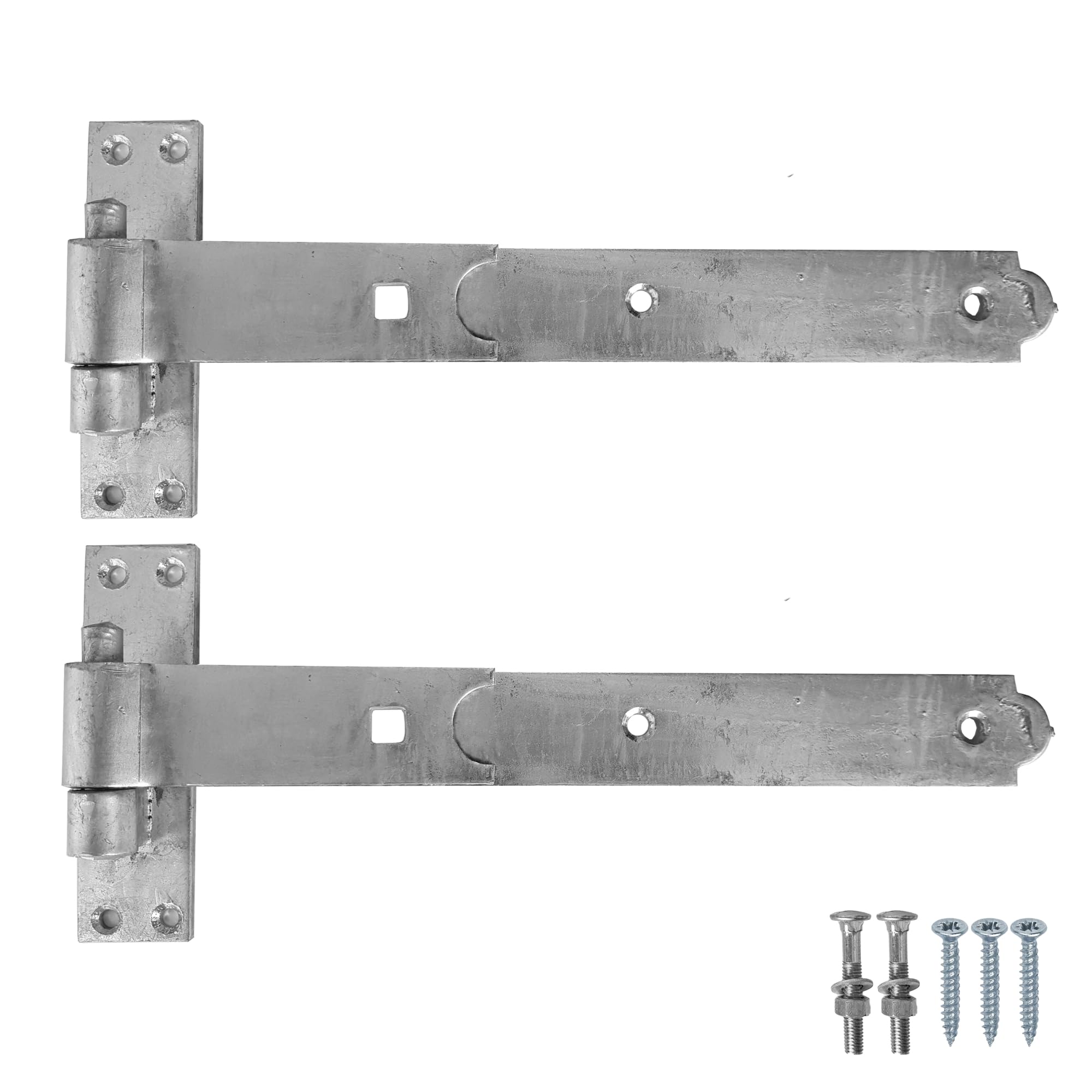 Galvanised Hook & Band Tee Heavy Duty 300mm Inch Straight Hinge Shed Door