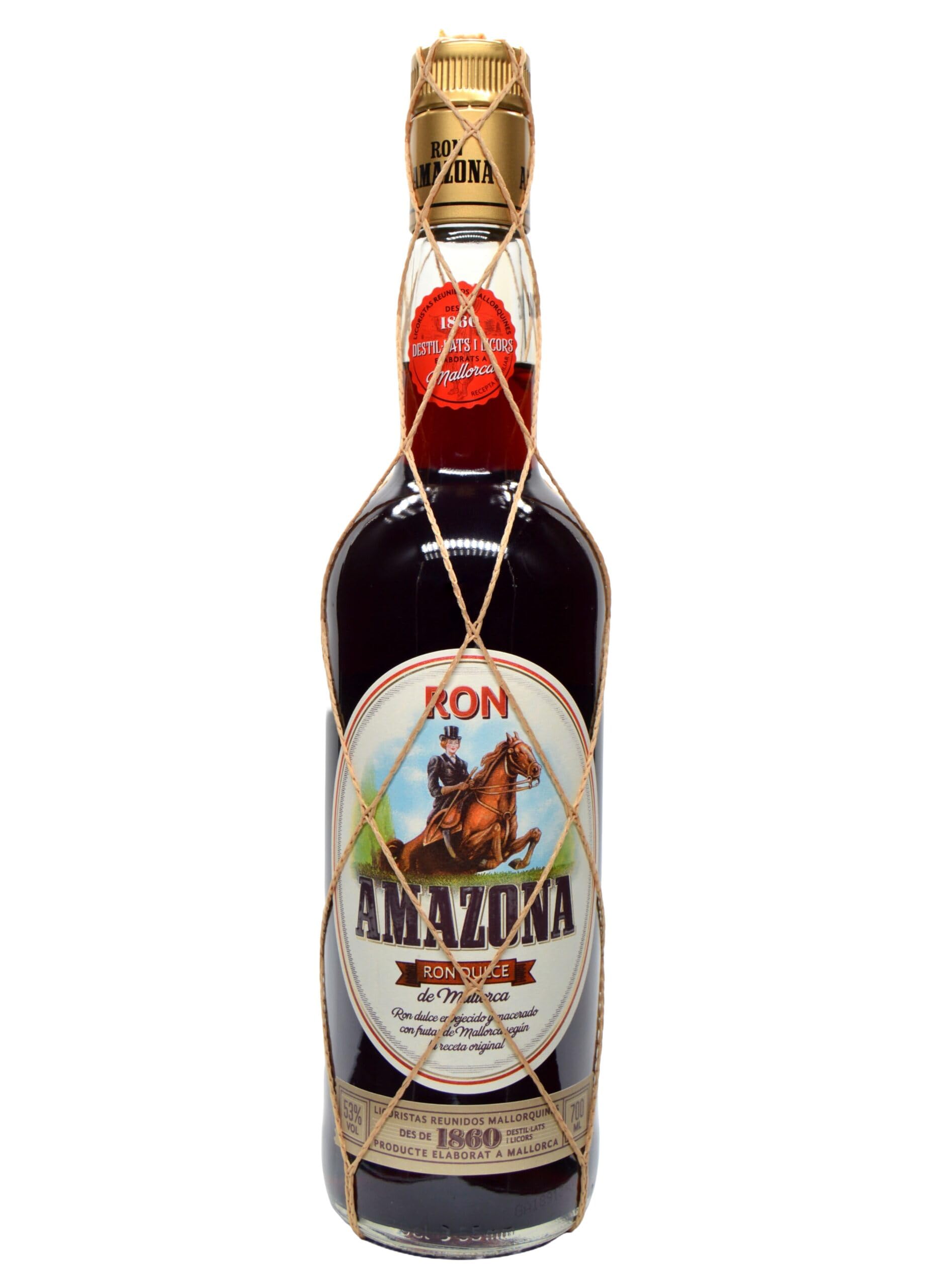 Licoristas Reunidos Mallorquines Ron Amazona Dulce Mallorca 53% ABV, 0,7 Liter