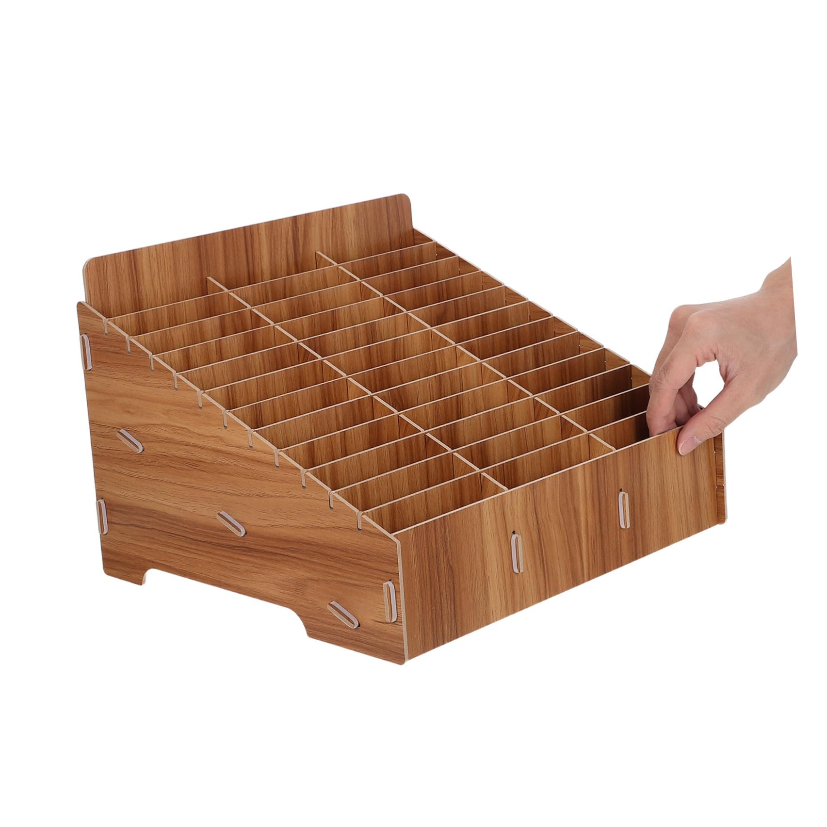 ULTECHNOVO Organizer con Scomparti Multipli da Scrivania per Cellulare per Gestione Smartphone Design Compatto e Funzionale per Aula e Sala Riunioni