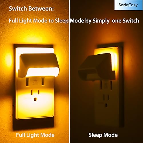 Miniatura 4 de Luces nocturnas LED regulables enchufables, eficiencia energética, sensor de atardecer a amanecer, luz nocturna de sueño azul, luz de brillo