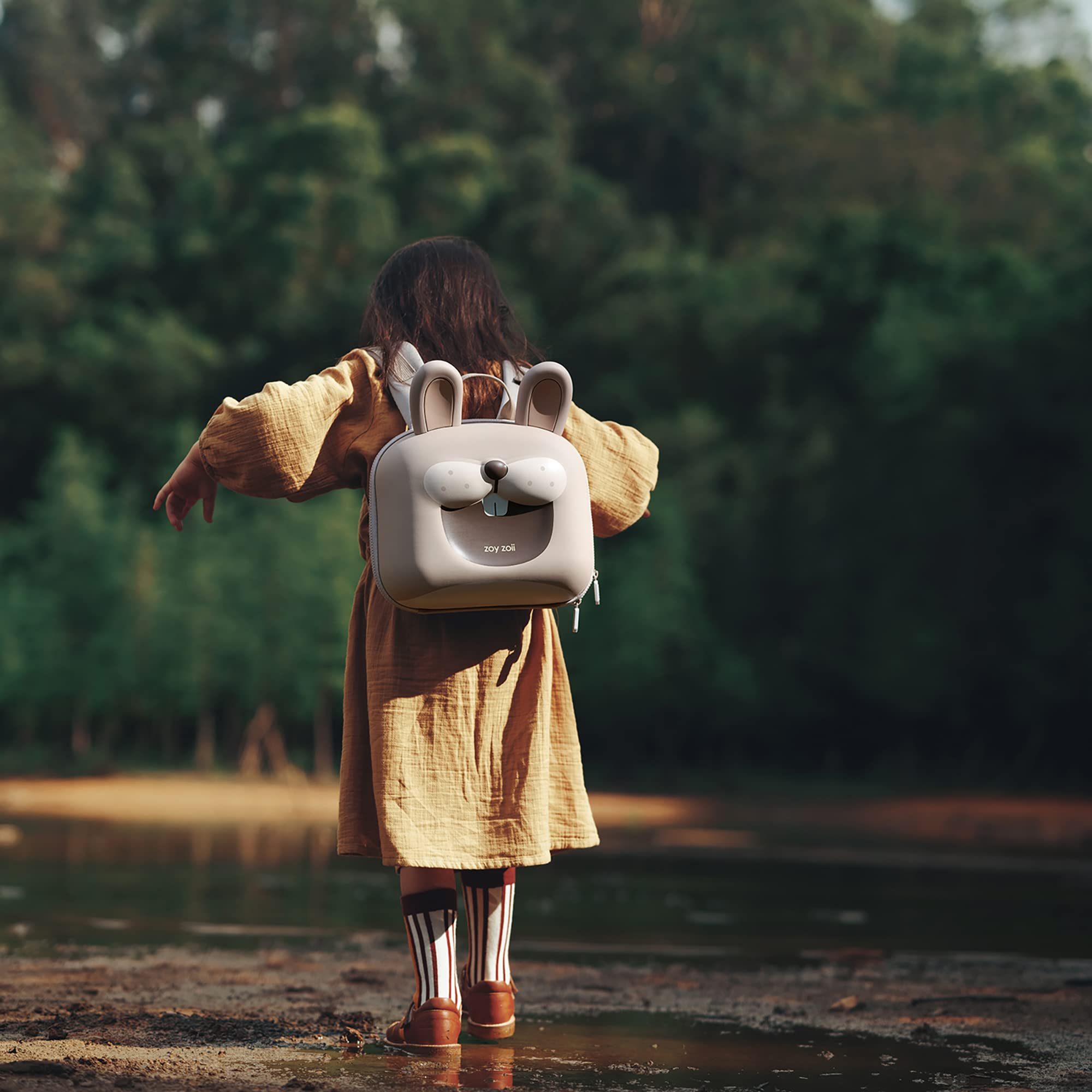 Zoyzoii Zaino per Bambini - Zaino Asilo Bambino Animale Scuola Borsa Zainetto Bambina da 2 a 8 Anni Idee Regalo per Ragazza e Ragazzo per Compleanno,Nuovo Semestre,Viaggi