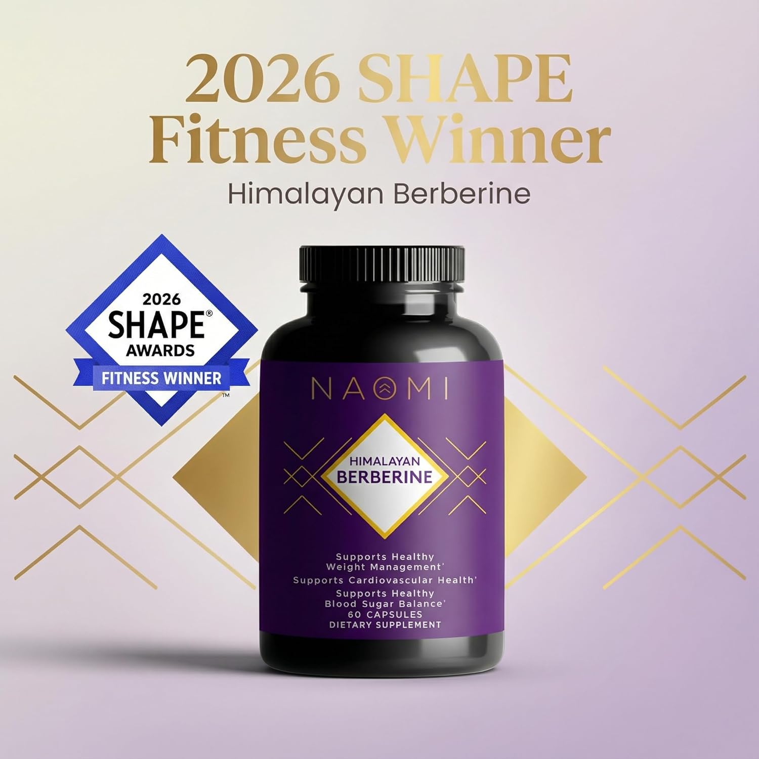 NAOMI Himalayan Berberine 500mg, Clinically Studied for Blood Sugar Support, Metabolic Function, Healthy Weight & Cholesterol, AMPK Activation, Non-GMO, Vegan, Gluten-Free, 60 Capsules, 1-Month Supply - Image 5