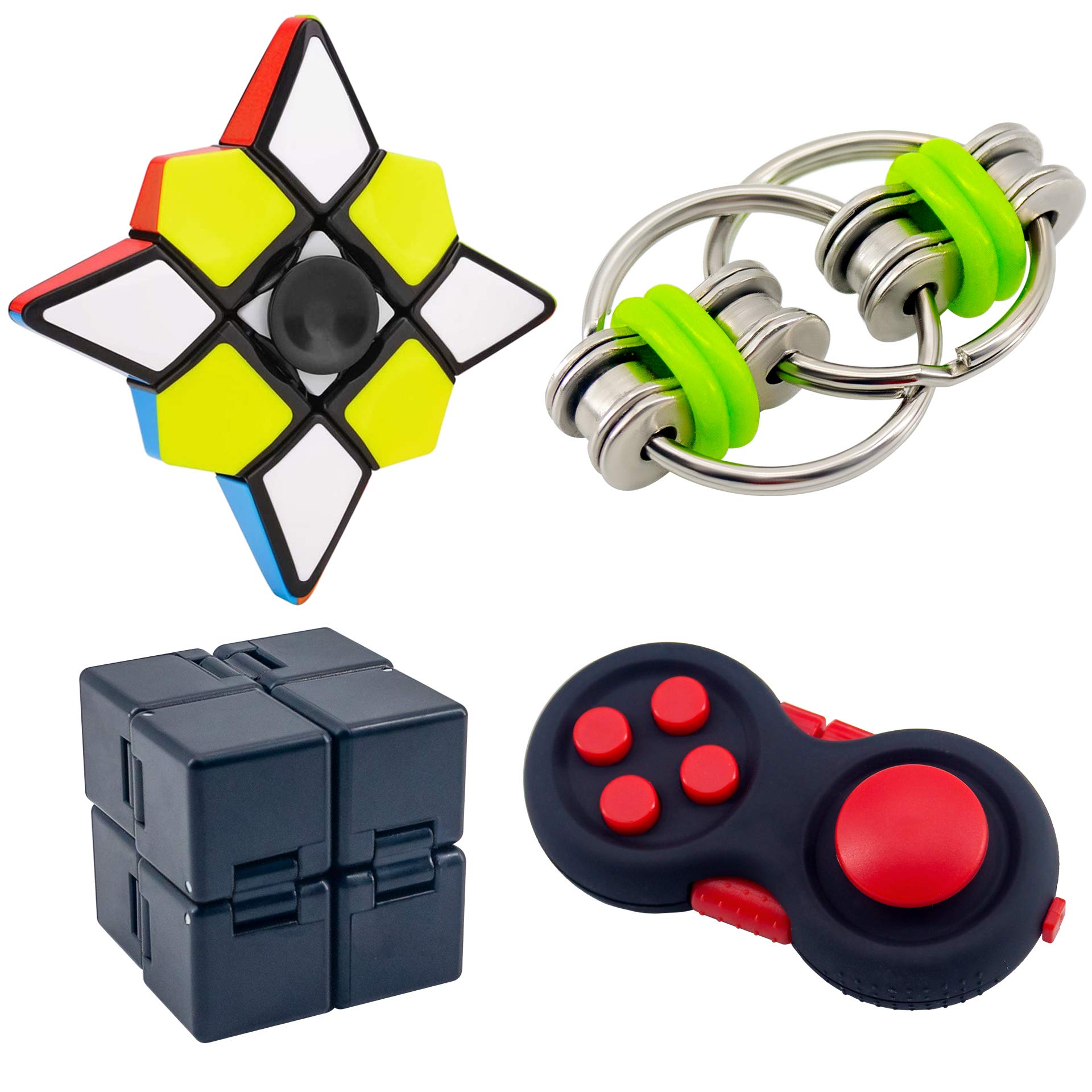 Buy Fidget Toy Set Includes Infinity Cube, Speed Magic Cube, Fidget Pad