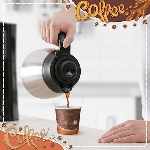Miniatura 6 de Funtery 200 tazas de café espresso desechables de 3 onzas, tazas de café pequeñas tazas de papel de 3 onzas para café, té, cacao, jugo, mini vasos