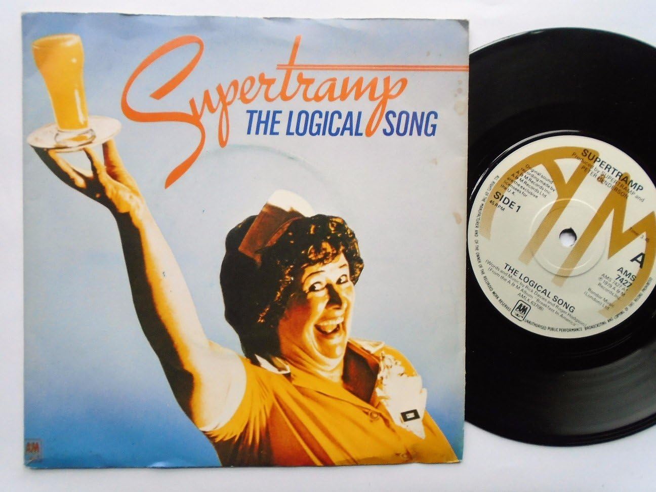 Supertramp Logical Song 7" A&M AMS7427 EX 1979 Amazon.co.uk CDs & Vinyl
