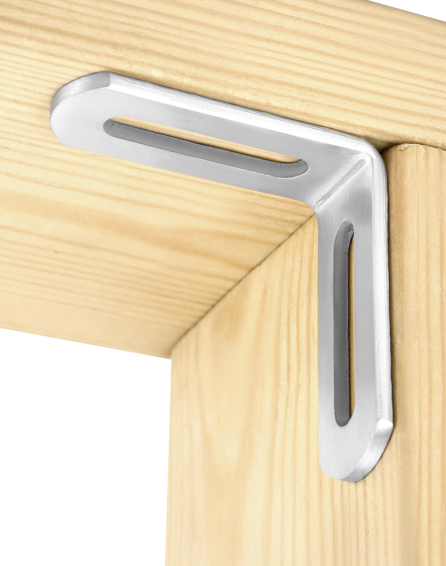 QWORK Kątownik 16 szt 50x50 mm stal nierdzewna 201 grubość 3 mm