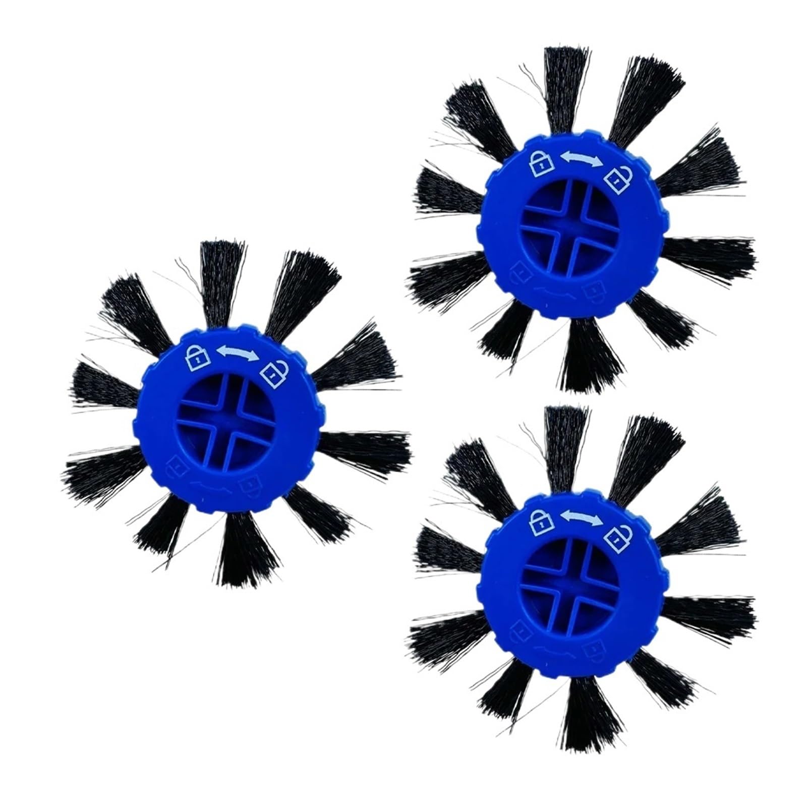 Vividcrate 3pcs Replament Side Brushes,Compatible For BOBOT,Intense 232 Robot Vacuum Cleaner Household Cleaning Applian Acssories