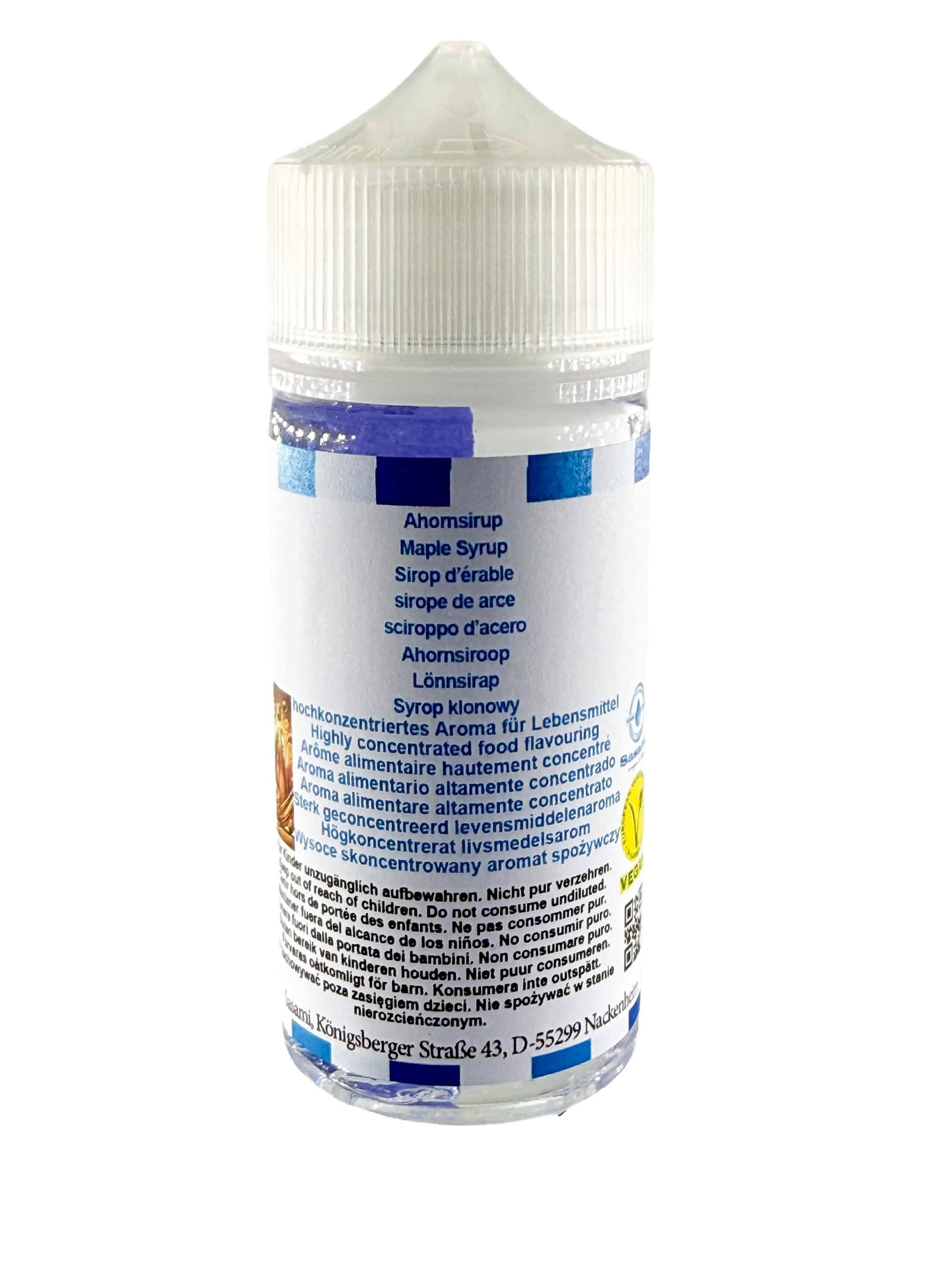 Syrop klonowy aromat koncentrat – Wegański – Sasami – 100ml