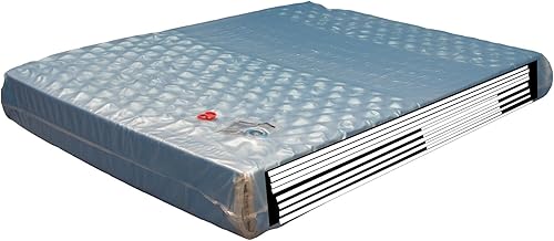 Strobel Organic Colchón de cama de agua Hydro-Support 2000dw de doble pared Queen