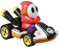 Vista 3 de Hot Wheels Mario Kart Shy Guy - Vehículo de kart estándar