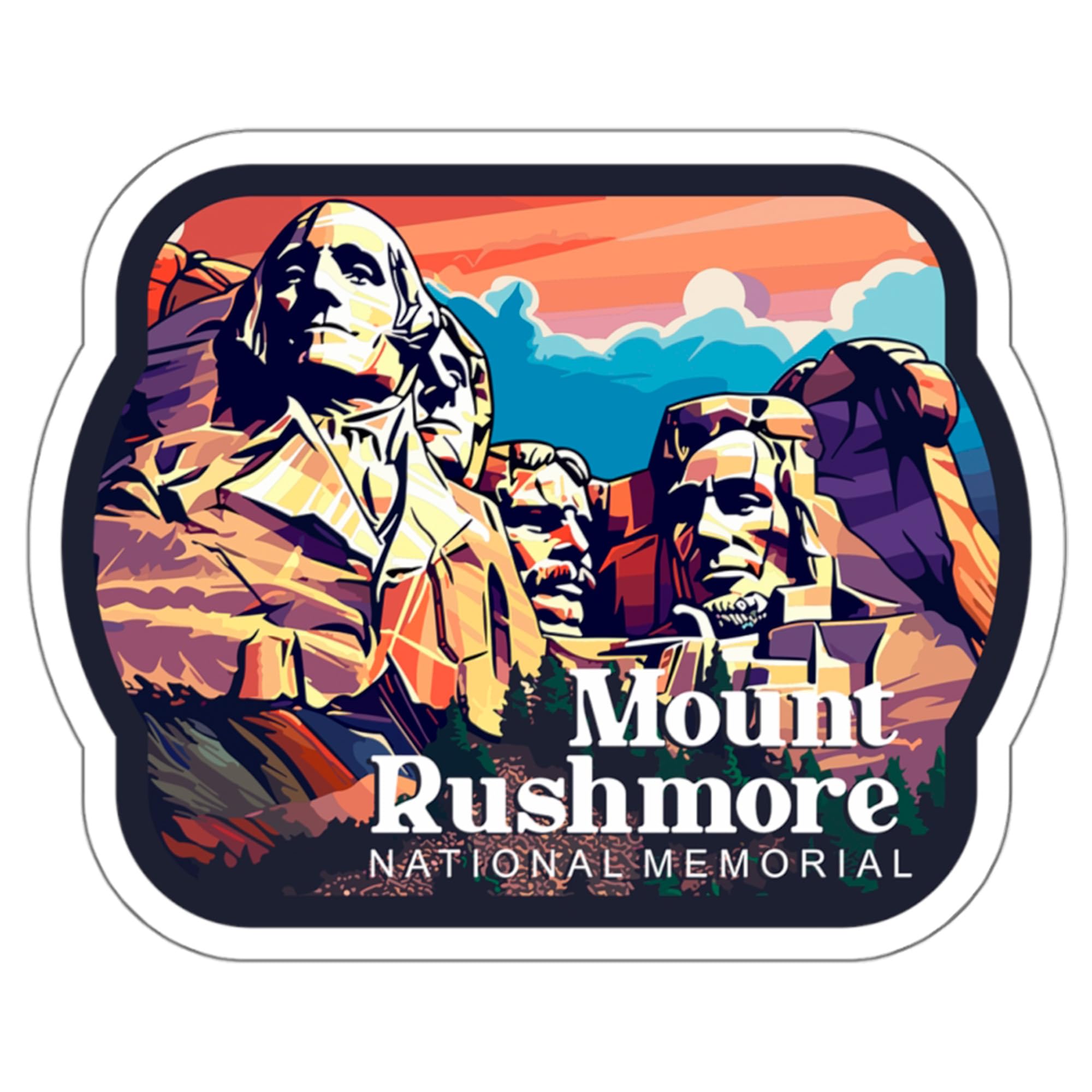Amazon.com: No Thorns Media Mount Rushmore National Memorial South ...