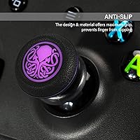 Vista 4 de Extensor de palanca de pulgar FPS y cubierta de agarre de silicona de goma con textura 3D, 2 juegos para Xbox Series XS y Xbox One Controller