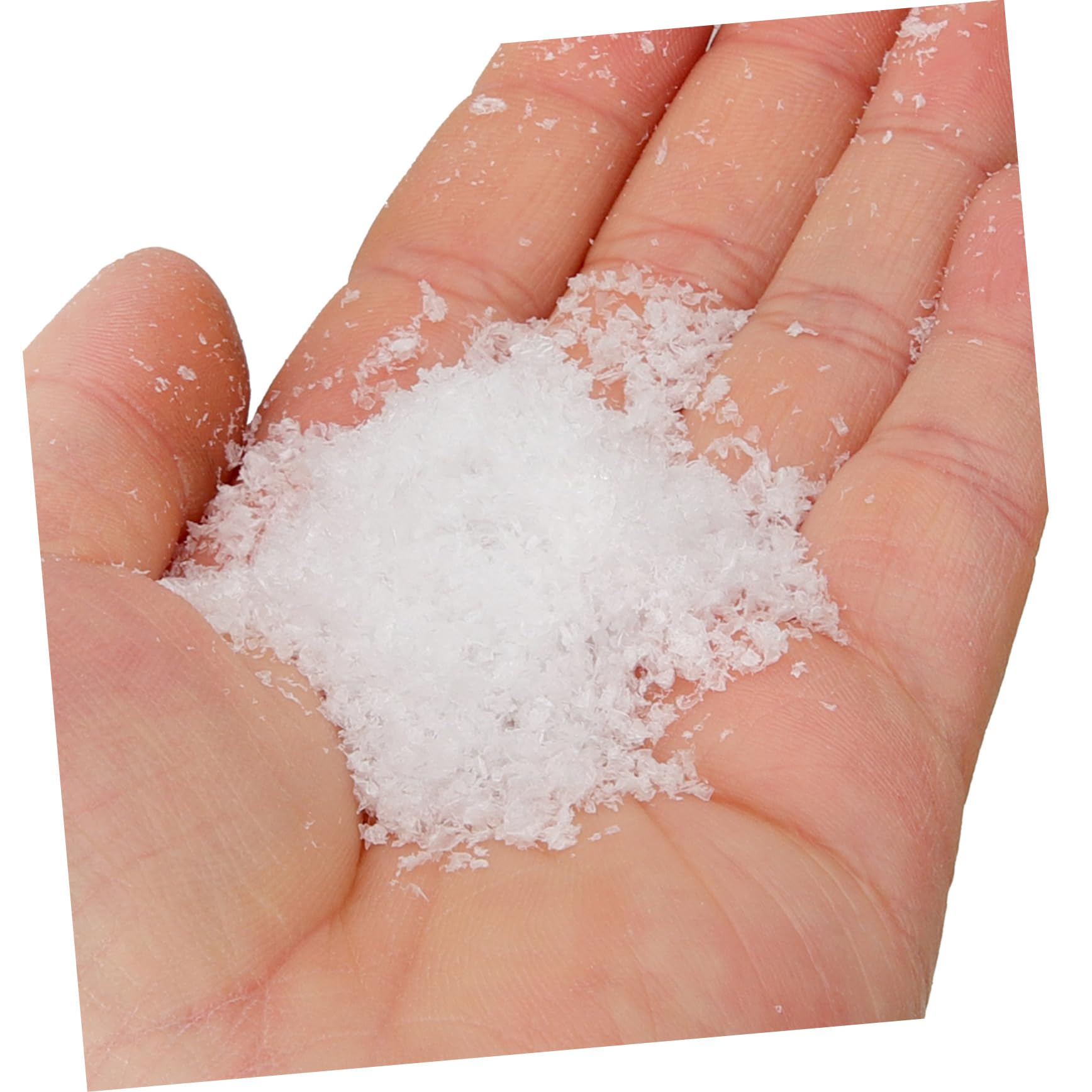 Unomor 1bag Christmas Snow Powder Decor Artificial Snow Powder for Holiday Displays Scenes and Party Supplies Safe Material for Year Use Fine Texture for Realistic Effect
