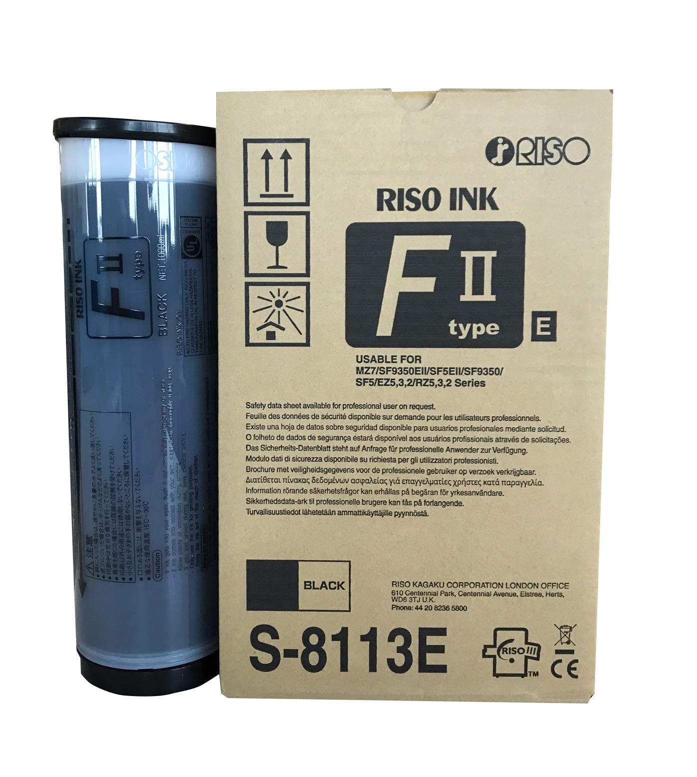 Riso S-8113E S-7612-S-4253-S-6930 - Inchiostro originale FII type E