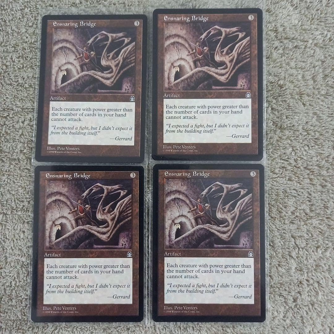 Amazon.co.jp: MTG 罠の橋 Ensnaring Bridge [STH] 英語版4枚セット