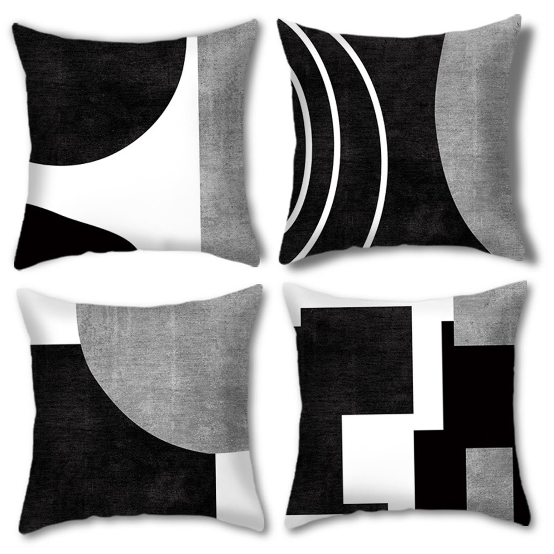 Coussins de décoration abstraits 45x45cm pour rénover facilement vos vieux oreillers