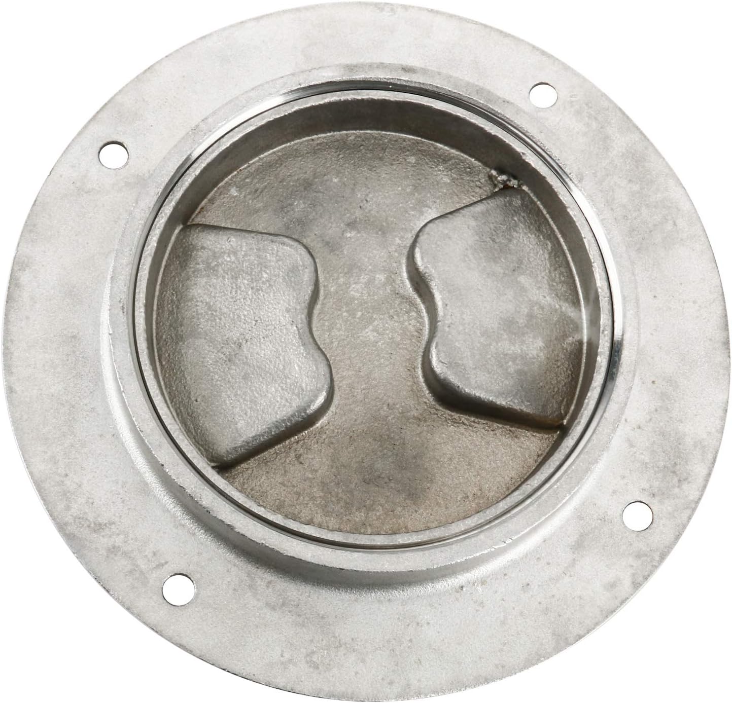 Amarine Made 3" Heavy Duty 316 Marine Grade Stainless Steel Boat Deck Plate Hatch
