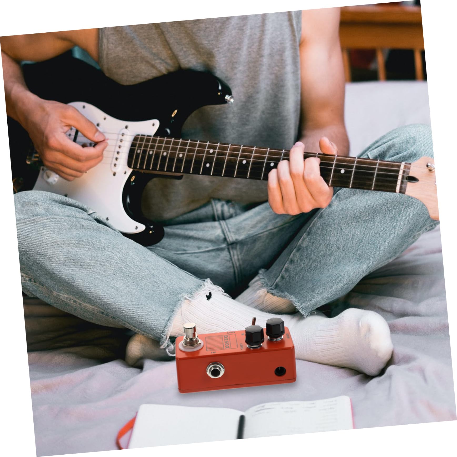 ifundom Mini Full Metal Shell Guitar Effects Pedal Bass/fuzz Pedal for Music Lovers