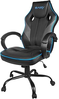 Fury Avenger M Silla Gaming de Escritorio Ergonómica con Brazos, Altura Ajustable, Eco Piel, Medium