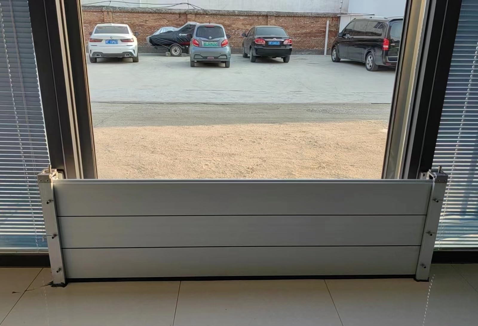 Inondation de sous-sol solution avec clapet anti-inondation parking en aluminium 60 cm